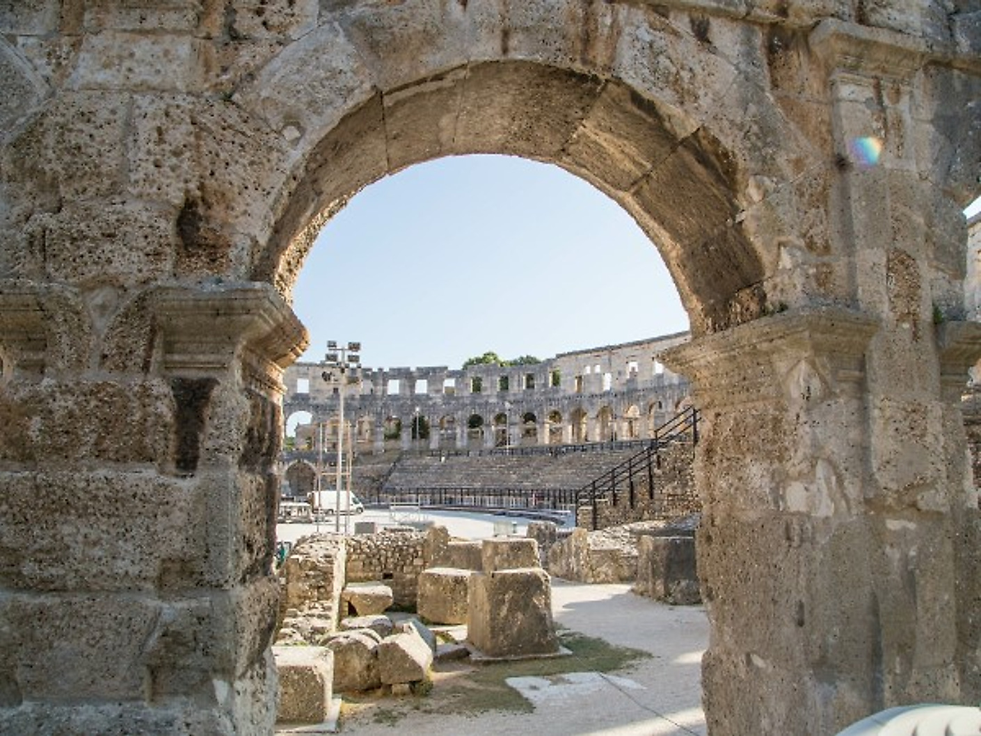 L'arco di un anfiteatro romano
